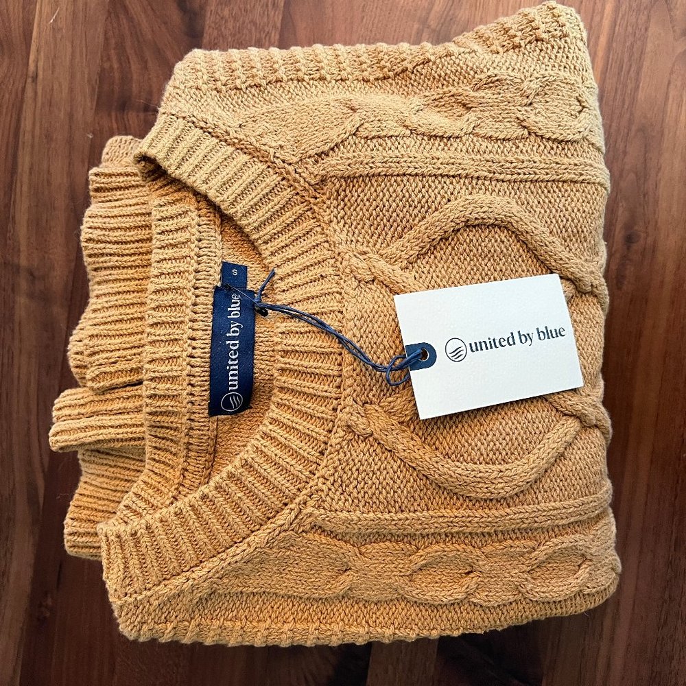 Recycled Cotton Cable Sweater Dress